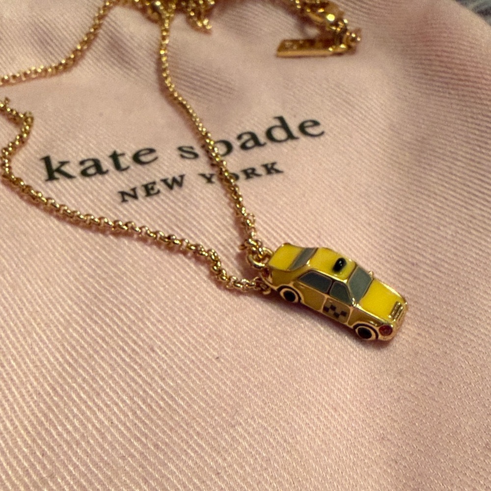 Kate Spade Taxi Necklace NWOT